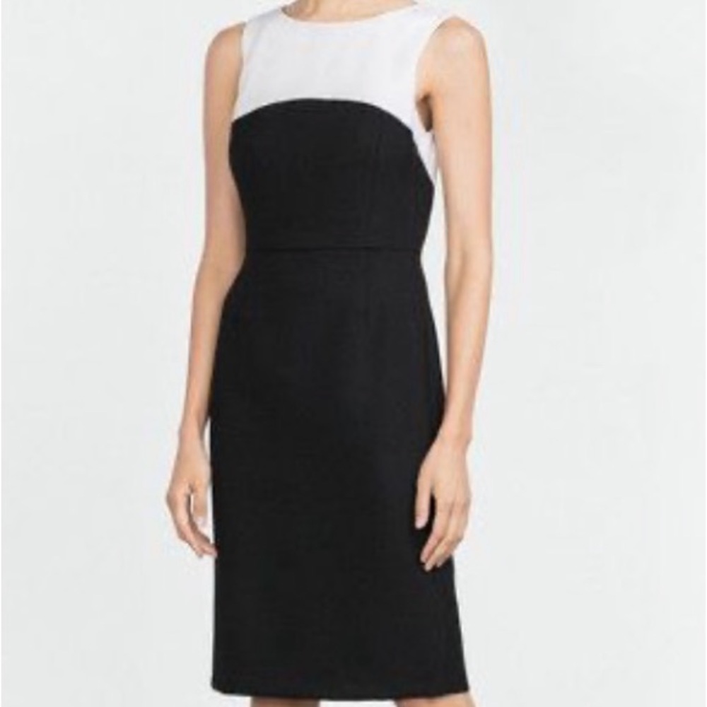 Roland Mouret Banana Republic Black And White pencil dress 00P
